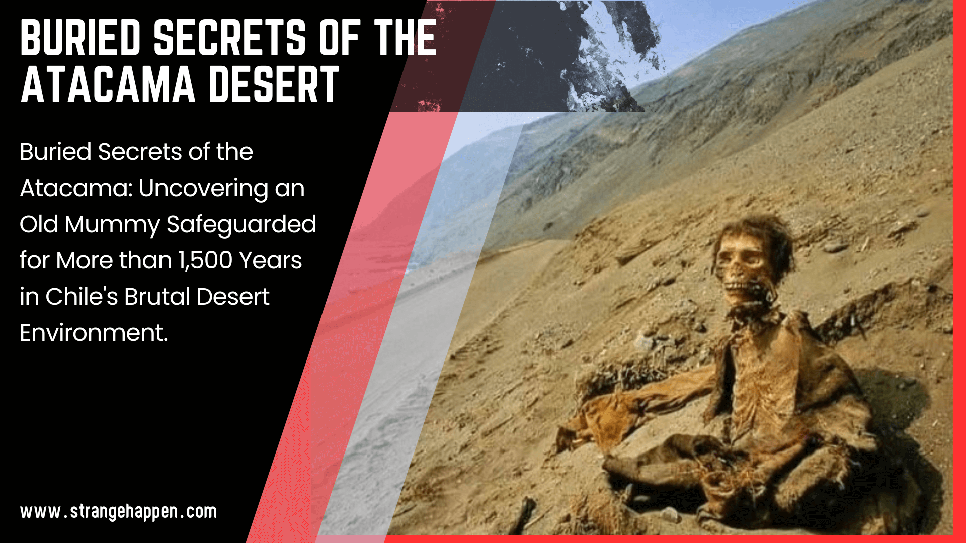 Buried Secrets of the Atacama Desert