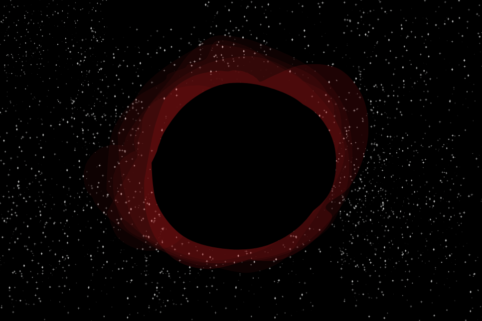 Red Supermassive Black Hole Discovery