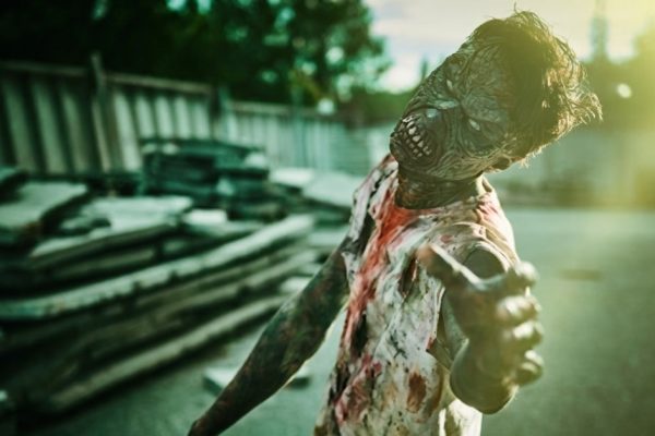 A terrifying, decaying zombie illustrating the science behind zombification and the biological reality behind zombie-like behavior