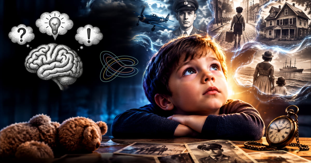 Children Who Remember Past Lives surrounded by strange past-life memories