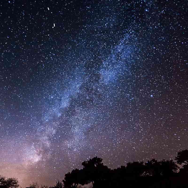 Unexplained Events 2026: Milky Way galaxy stretching across a starlit night sky above a silhouetted treeline