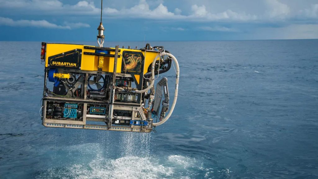 ROV SuBastian remotely operated vehicle used for deep-sea exploration