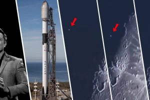Why did a SpaceX rocket crash into the Moon near Einstein Crater in August 2026